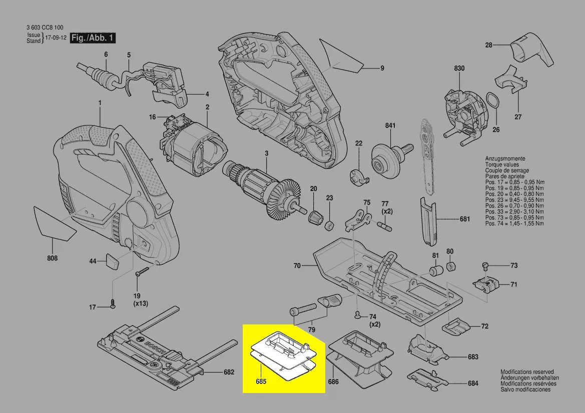 butée profondeur réf. 1 600 A00 4GZ Bosch
